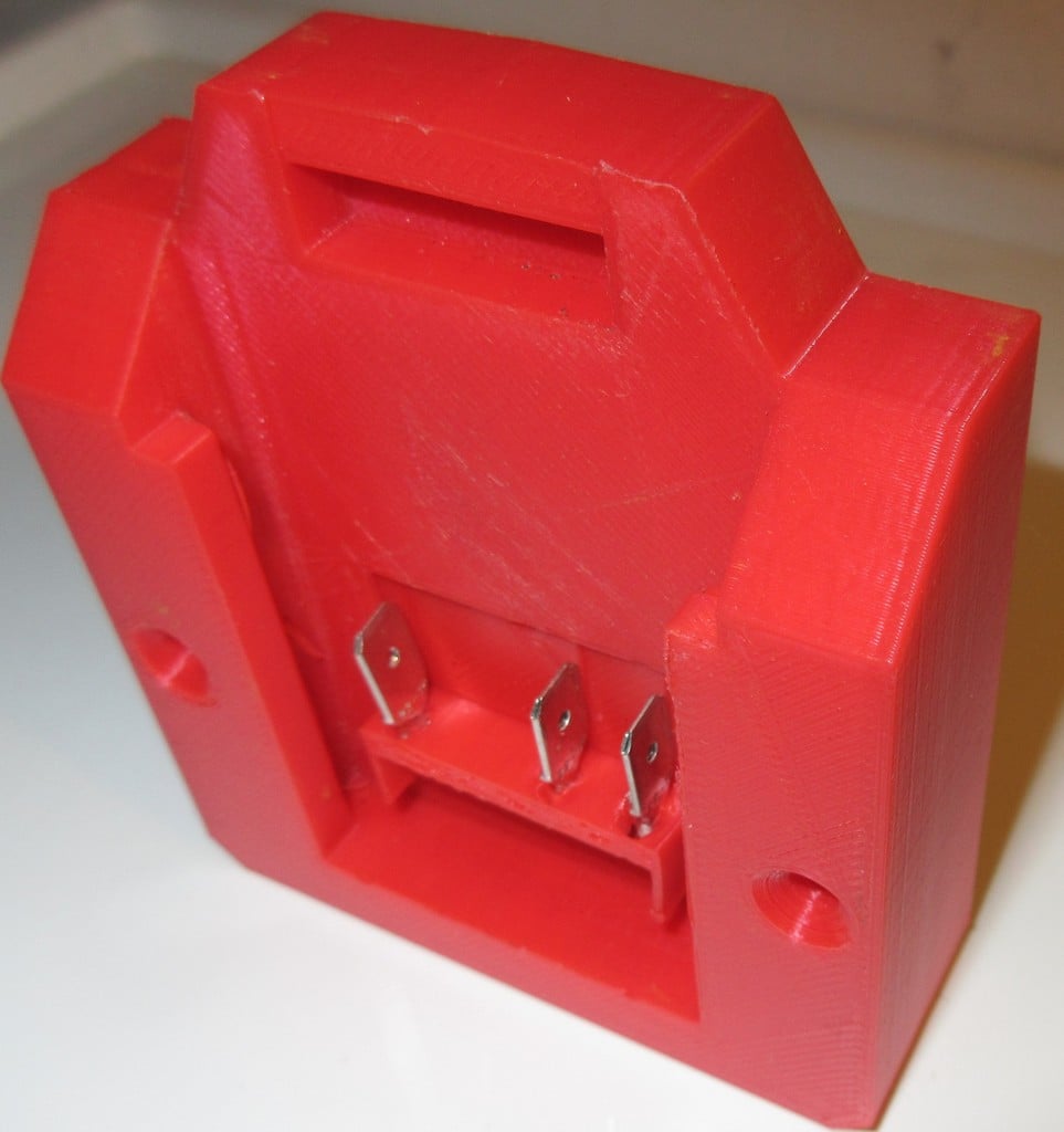 parkside 20V Battery connector by sloomy - Thingiverse