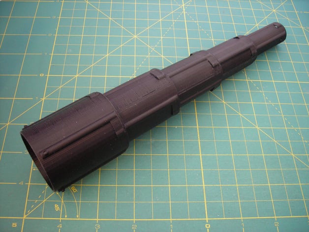 16mm telescoping rod - print in place self contained by Triple G Workshop, Download free STL model