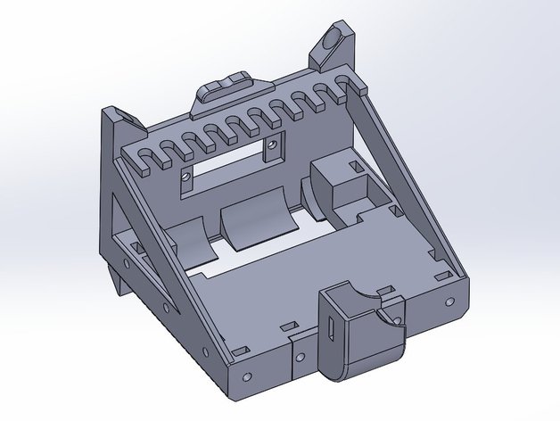 Geeetech MK8 dual extruder plate for my Quick Fit Carriage