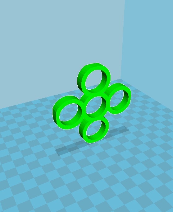 5 Bearing 5 Circle Fidget Spinner