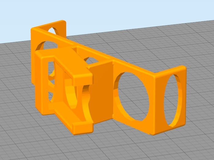 CR-10 MicroSD Card Extension Case "print without support"