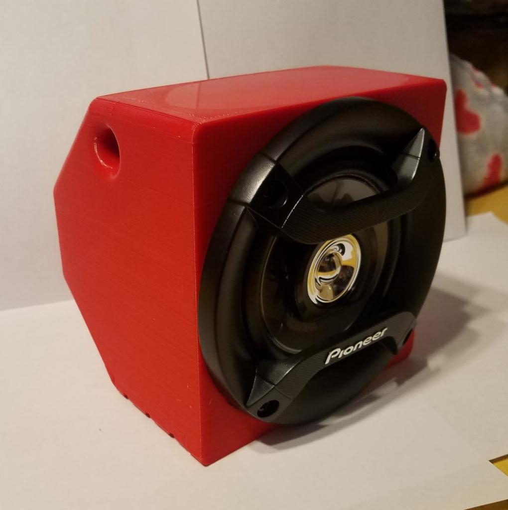 Jeep YJ roll bar ported speaker box for 4" speaker