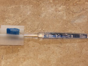 Toothbrush / toothpaste aid