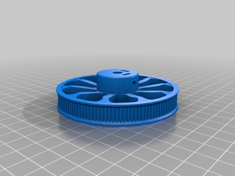 Gear wheel for 1mm step rubber band