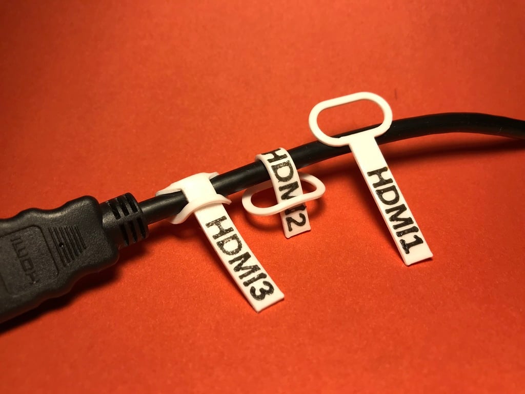 Flexible cable tag