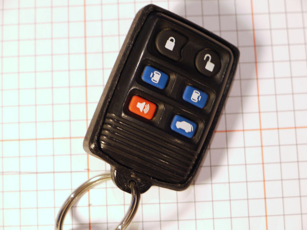 Ford Freestar key FOB case with key ring attachment