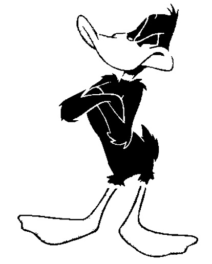 Daffy Duck stencil