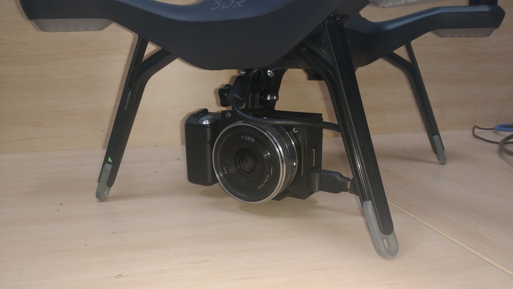 Sony NEX-5 mount for 3DR Solo