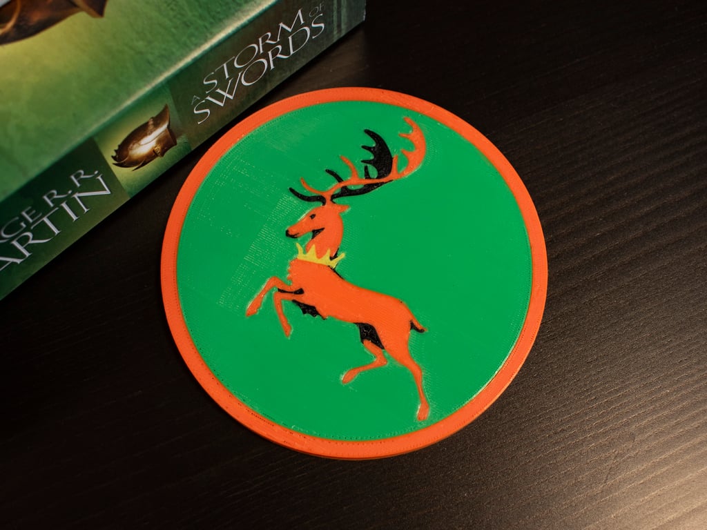 Multi-Color Game of Thrones Coaster - House Baratheon
