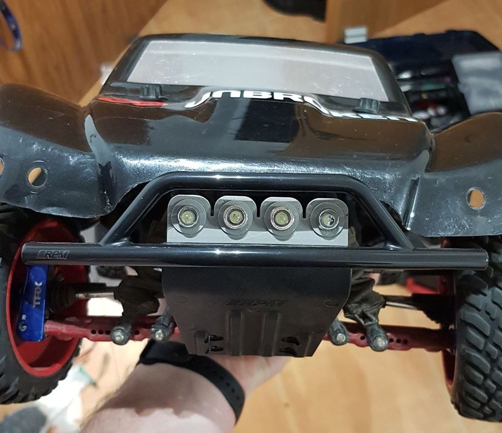 Traxxas Slash lights mount for RPM bumper (front and rear)