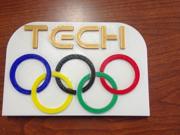 Tech Olympics Plaque
