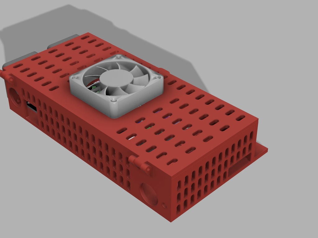 AM8 2020 3D Printer Electronics Case for MKS GEN 1.4 w/ MOSFET