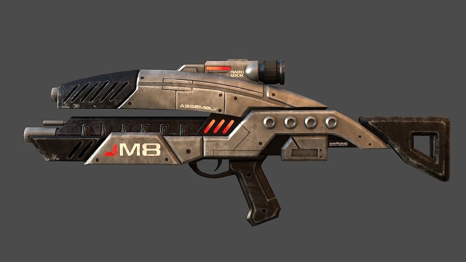 Mass Effect Lego M-8 Avenger rifle