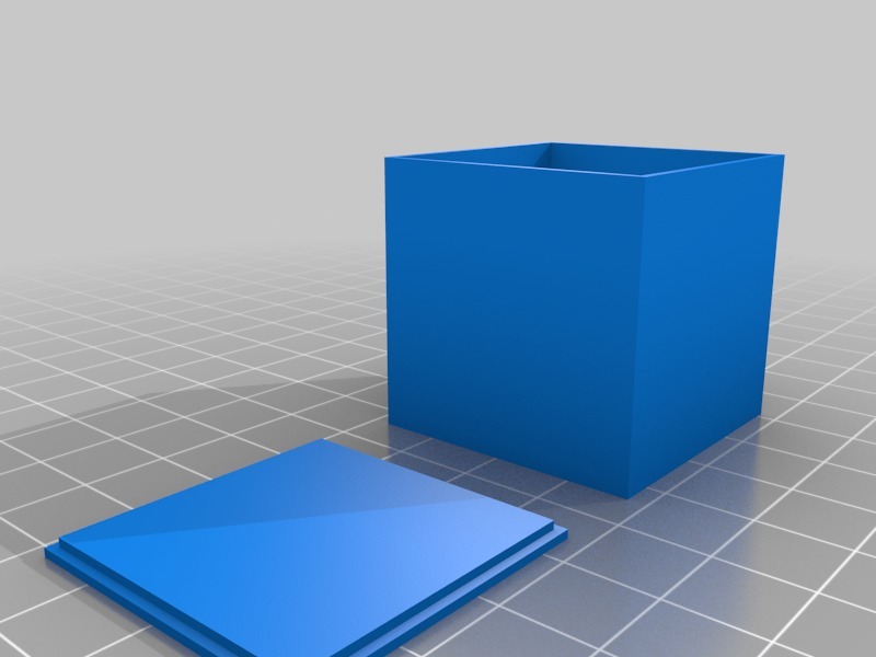 Mini impossible puzzle cube box
