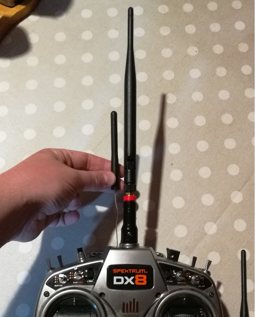 Spektrum DX8 Antenna Upgrade Collar