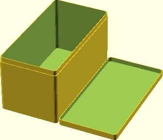 Yet another customizable box / project enclosure.