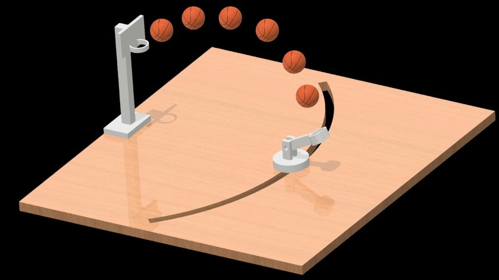 DESKTOP BASKETBALL (3D printed)