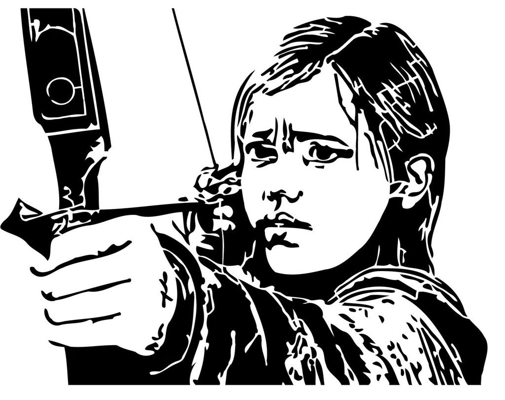 The Last of us Ellie stencil