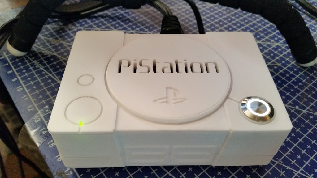 PiStation 3 - Retropie with PWM controlled Fan, Multi-use Button and Activity LED