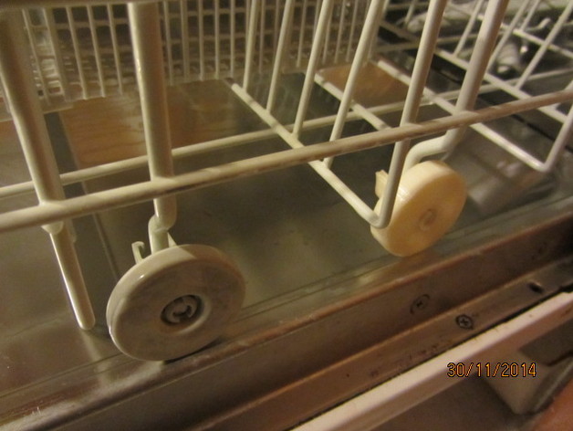 wheel for automatic dishwasher