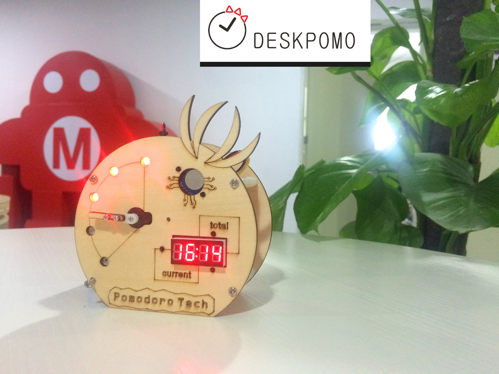 Pomodoro tech---An arduino based desktop pomodoro timing skill.