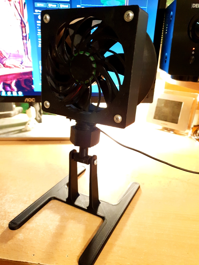 120mm Desktop adjustable fan