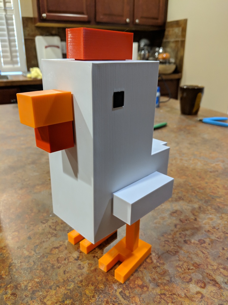 Crossy Roads Chicken with Magnets 