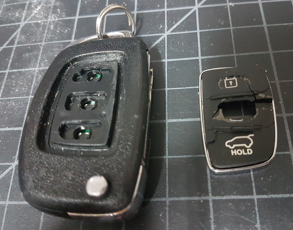 Hyundai I20 remote buttons