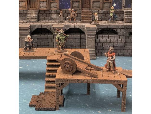 Image of Delving Decor: Shoddy Cart (28mm/32mm scale)