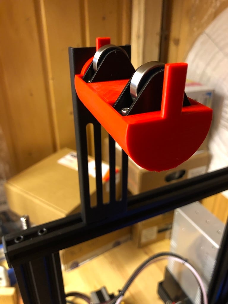 Ender 3 filament spool holder with bearings