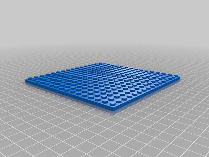 16x16 Lego Compatible Plate