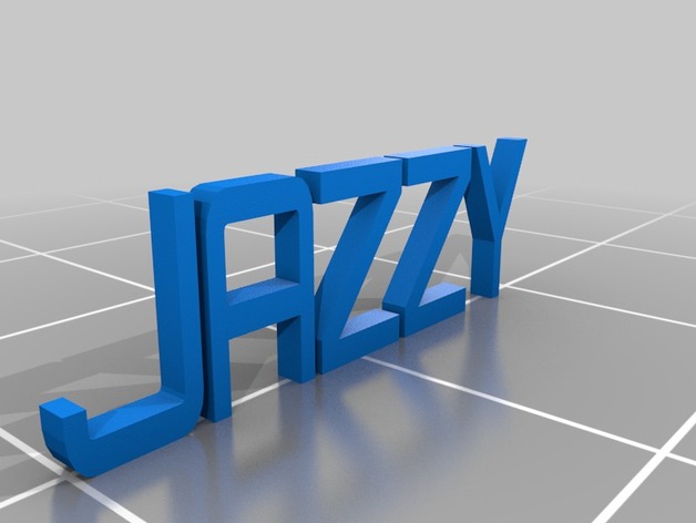 3-D Printer Jazzy structure