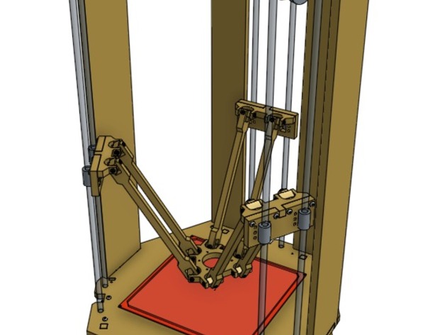 RR-Evo Delta 3D Printer - [E1] plywood version