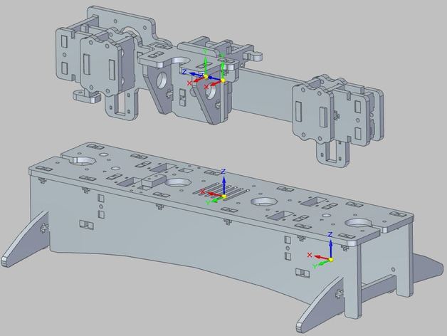 Parametric Printrbot Parts CAD STEP IGES