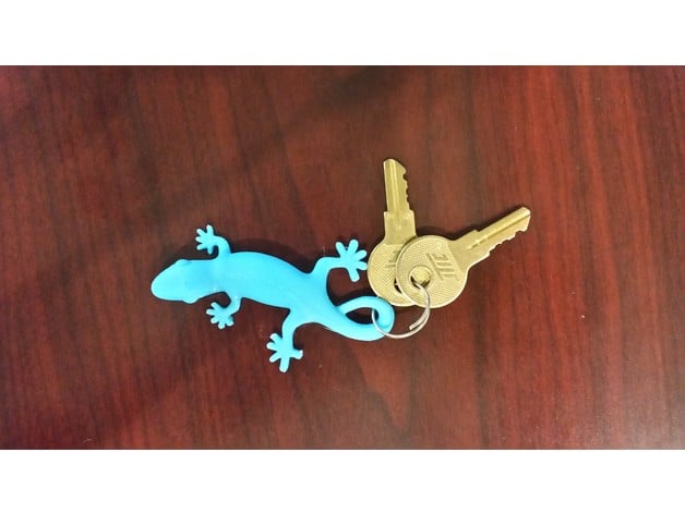 Gecko Keychain