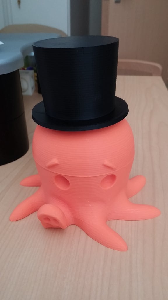 Top Hat for an Octopus - Customizable