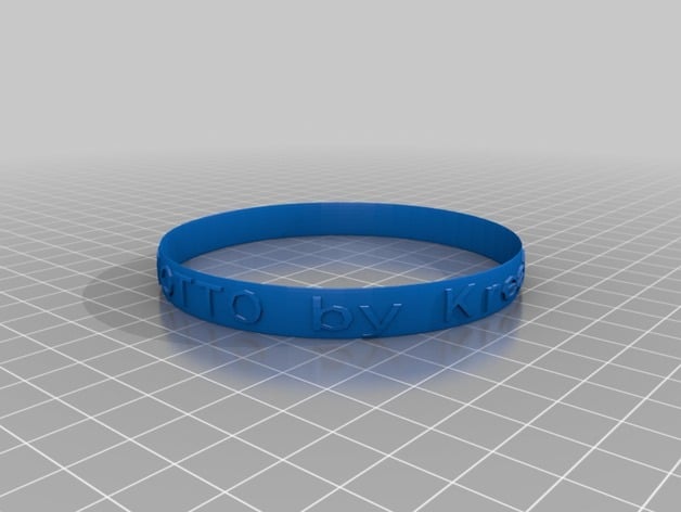 My Customized Text Ring/Bracelet/Crown Thing/Krea3Dok