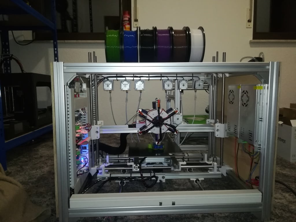 Sixti - A Six Color 3D Printer