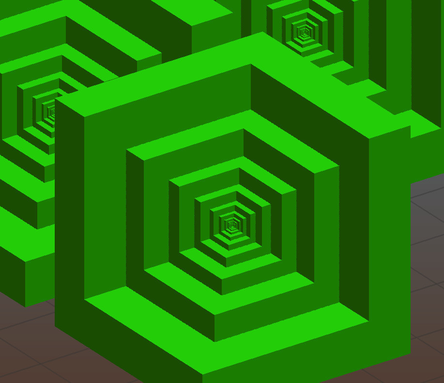 cube inset IFS fractal
