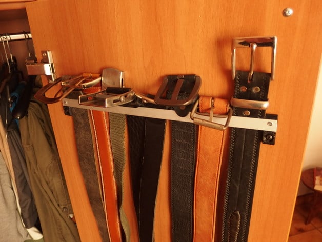 Simple belt and necktie stand