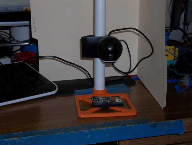 Webcam stand, electronic enlarger