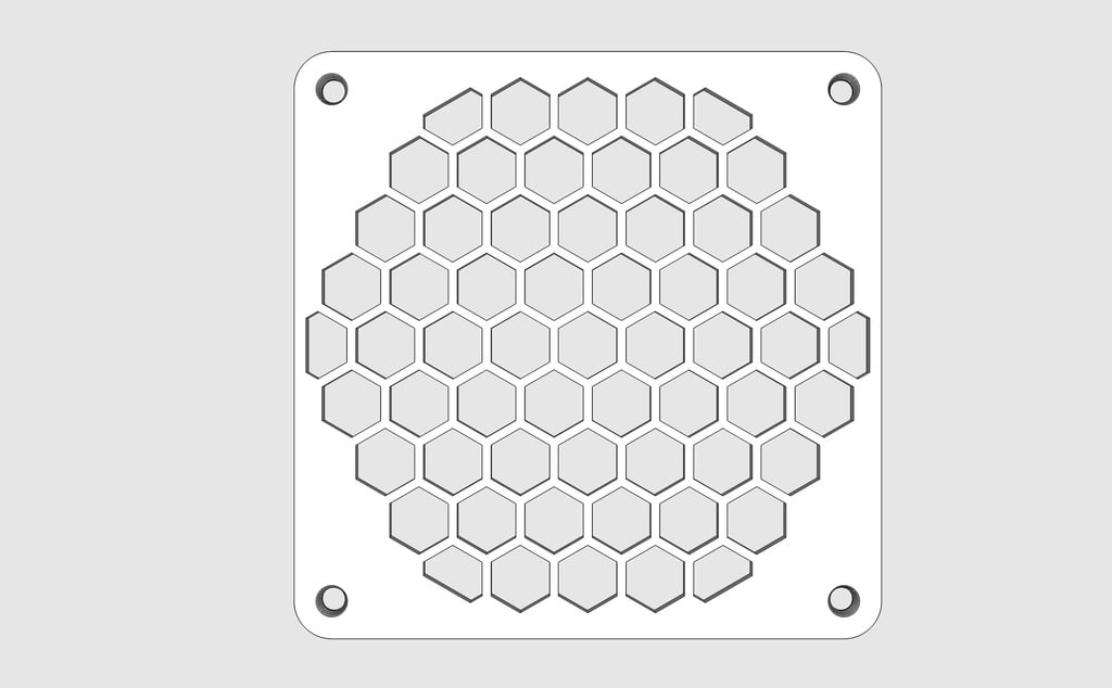 120 mm Hexagonal Fan Grill
