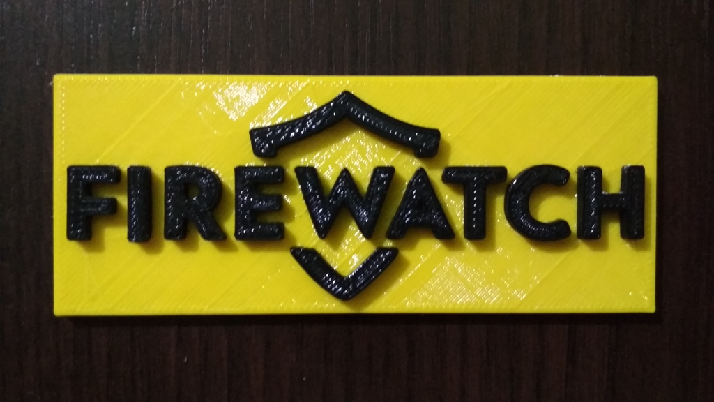 Firewatch 3D printable logo