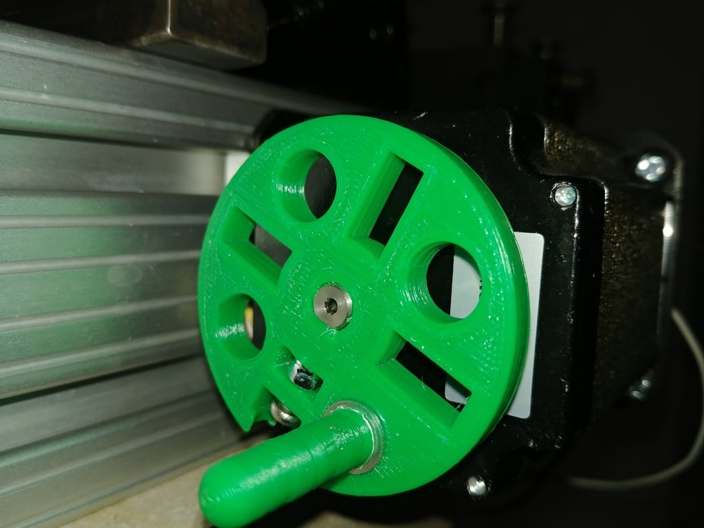 Parametric Stepper Motor Crank for 1/4" or 6.25mm shaft
