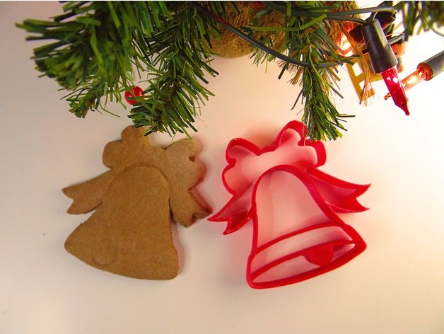 Lover og forskrifter En begivenhed Rise Christmas bell cookie cutter by NikodemBartnik - Thingiverse