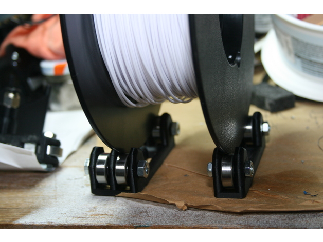 Filament Spool Holder Roller Stand for 608Z bearings (Dual)