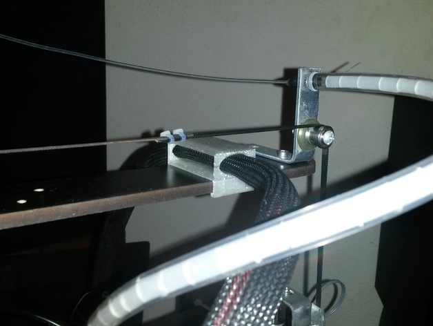 Twoup 3D Printer Sliding Cable Clamp