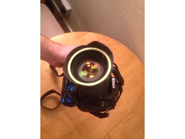 COB LED close up lens hood for Nikon (HB-32 67mm) lens