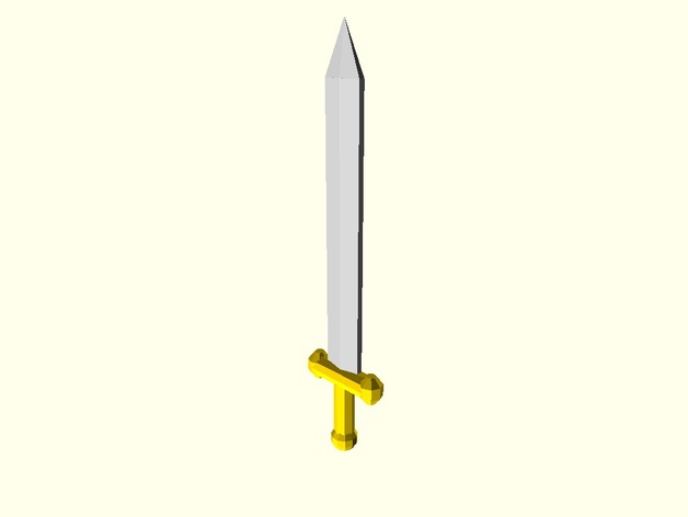 Mini Sword for D&D Figures