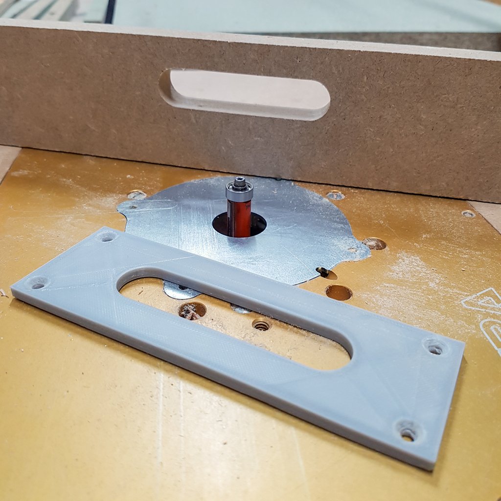 Slot handle router template